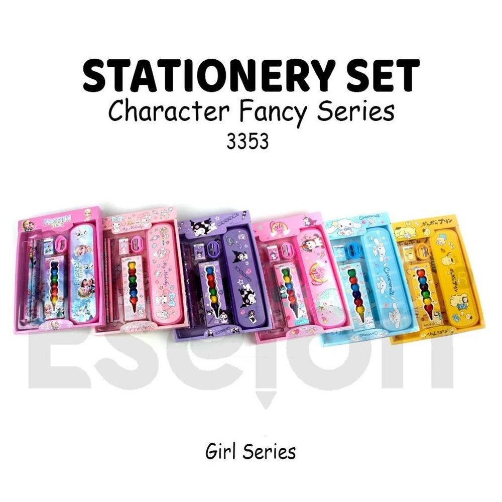 

IK69 Stationary Set 7in1 Karakter 3353 / Paket Alat Tulis + Oil Pastel Berkualitas