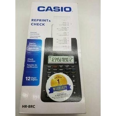 

CASIO HR-8RC KALKULATOR PRINTING / PRINT CALCULATOR HR8RC