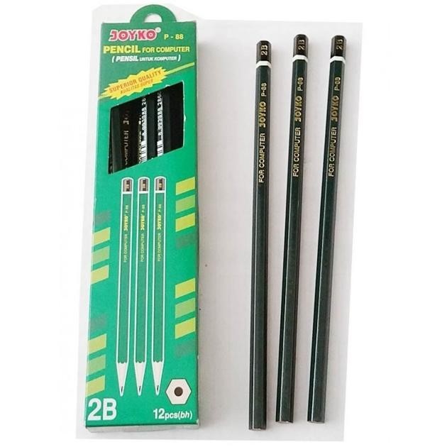 

CQ37 [ LUSIN ] Joyko P-88 Pensil Kayu Joyko 2B Termurah
