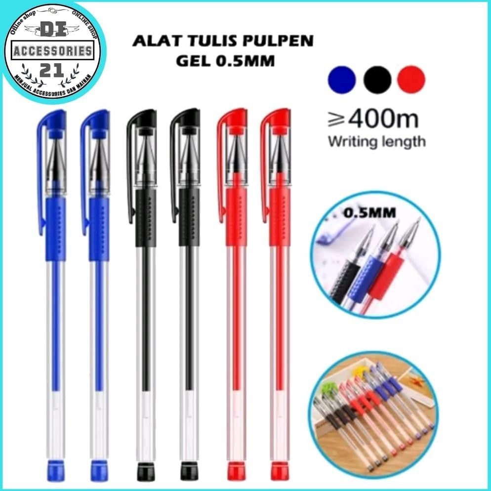 

Un04 pulpen / pena gel 0.5mm warna Sale