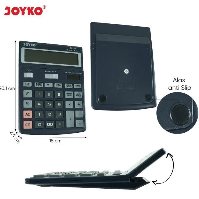 

JOYKO CC-34 KALKULATOR CHECK CORRECT 14 DIGIT -CALCULATOR DESKTOP CC34