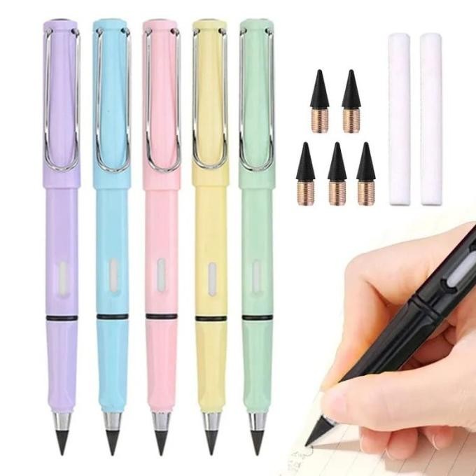 

uj-32 PENSIL ETERNAL UNLIMITED / PENSIL SEKOLAH MACARON TANPA DIRAUT Original
