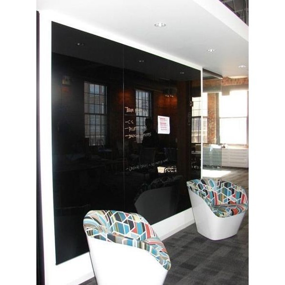 

Blackboard Kaca Non Magnetic Glassboard Hitam Papan Tulis Gantung