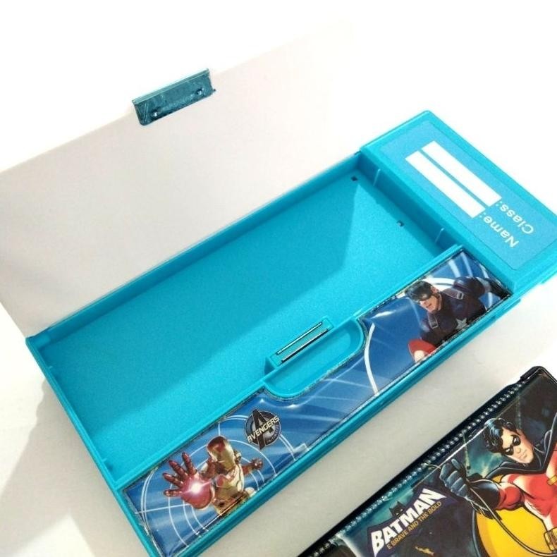 

TERLARIS Kotak Tempat Pensil Magnet Besar / Jumbo Karakter Cewek Cowok + Alat Tulis Pencil Case Wadah Pensil Anak Laki Laki Perempuan Lucu ga-121