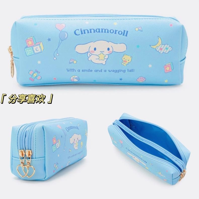 

SPECIAL TEMPAT PENSIL 2 SEKAT MOTIF KARTUN SANRIO PREMIUM CINAMOROLL MELODY KUROMI LUCU di-111