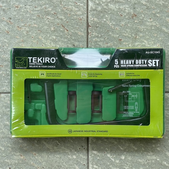 TEKIRO HEAVY DUTY VALVE SPRING COMPRESSOR SET 6 PCS TREKER KLEP MOBIL
