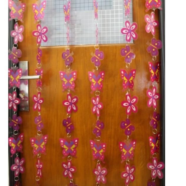 fg-80 TIRAI PLASTIK PINTU JENDELA GORDEN KARAKTER MOTIF UNICORN / FLAMINGO / KUPU2 / LUMBA2 / HN415 