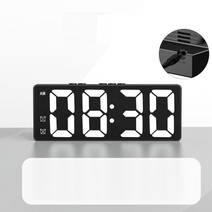 

JAM MEJA LED DIGITAL PREMIUM ALARM DESKTOP CLOCK USB BATERAI OS17