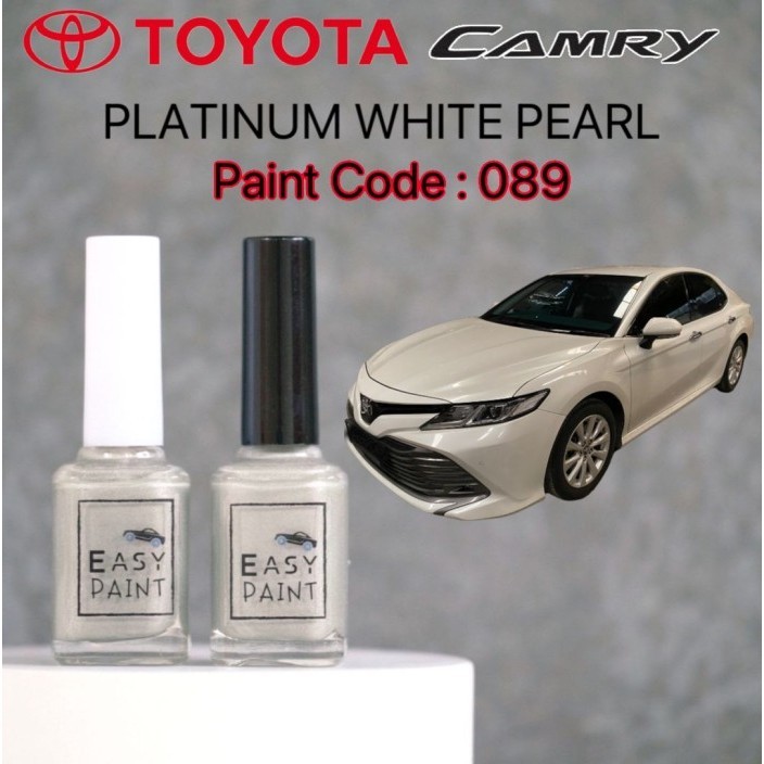 Cat Oles Platinum White Pearl 089 Toyota Camry Putih Mutiara Metalic