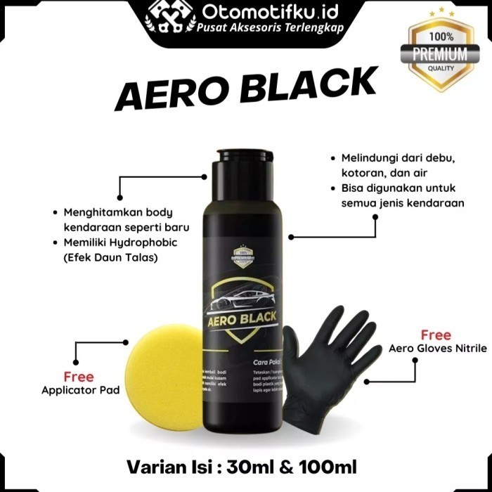 Aero Black - Pengitam Body Motor 100 Ml.