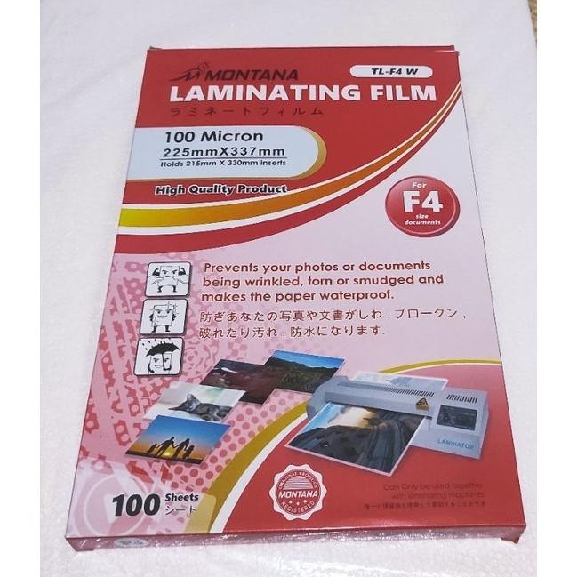 

Special Promo Plastik Laminating F4 Montana 100 Micron Terlaris