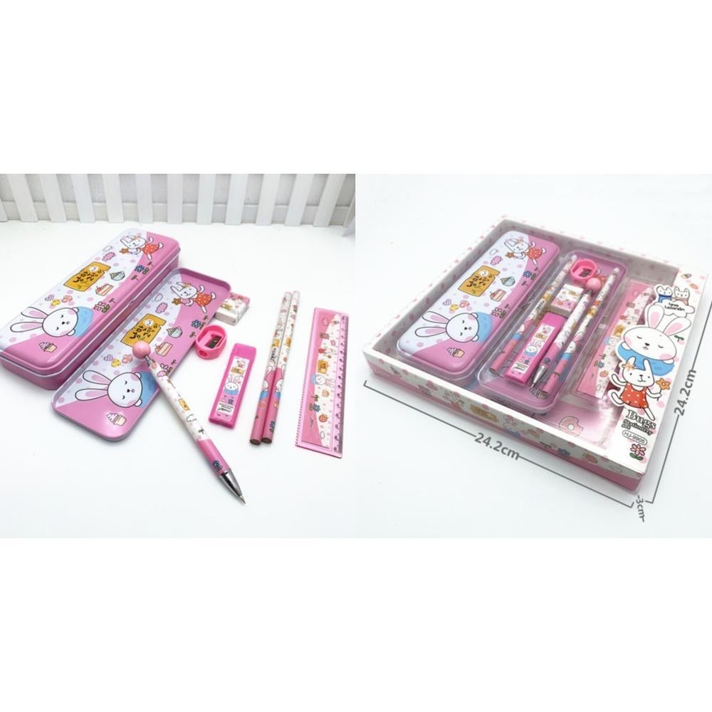 

Ad-3 Queenstars 2010 Stationary Set Kotak Pensil Anak Set 7 In 1 Stationery Alat Tulis Kotak Pensil Karakter Mumer