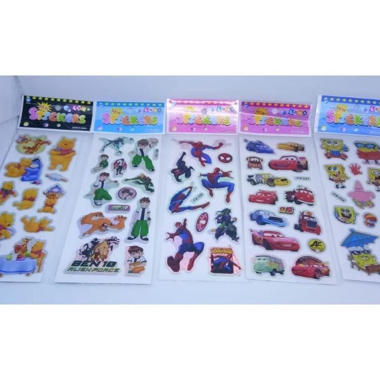 

20PCS STIKER TIMBUL PUTIH(MIX)