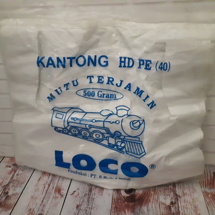 

HOT SALE kantong plastik kresek jumbo tebal kuat loco putih ukr 40