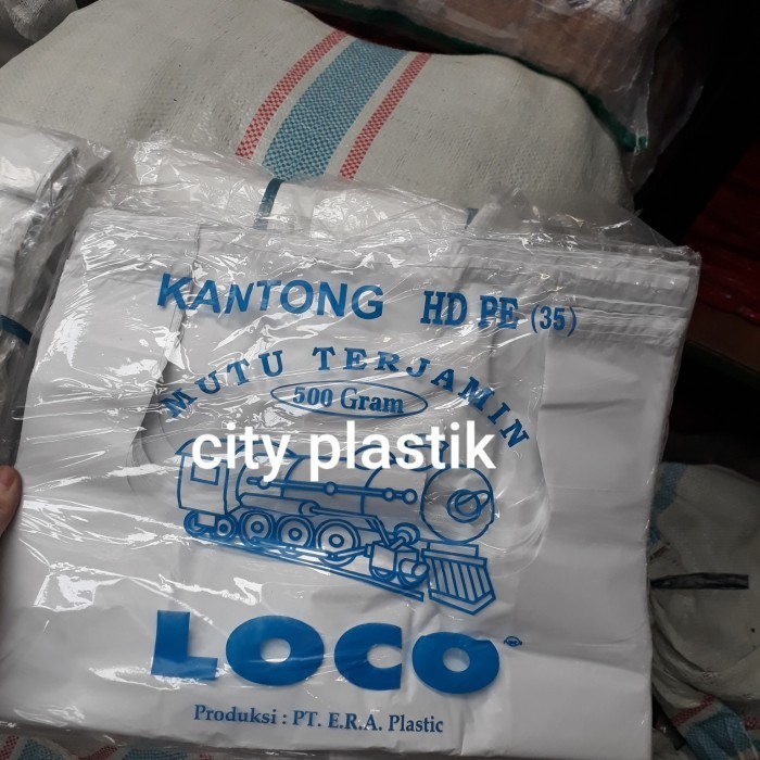 

JUAL KANTONG PLASTIK HD LOCO PUTIH UK 17-40