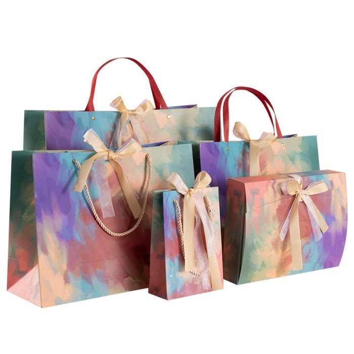

SALE RUMAH KRAVE - Watercolor Paperbag Tas Kandong Hadiah Suvenir