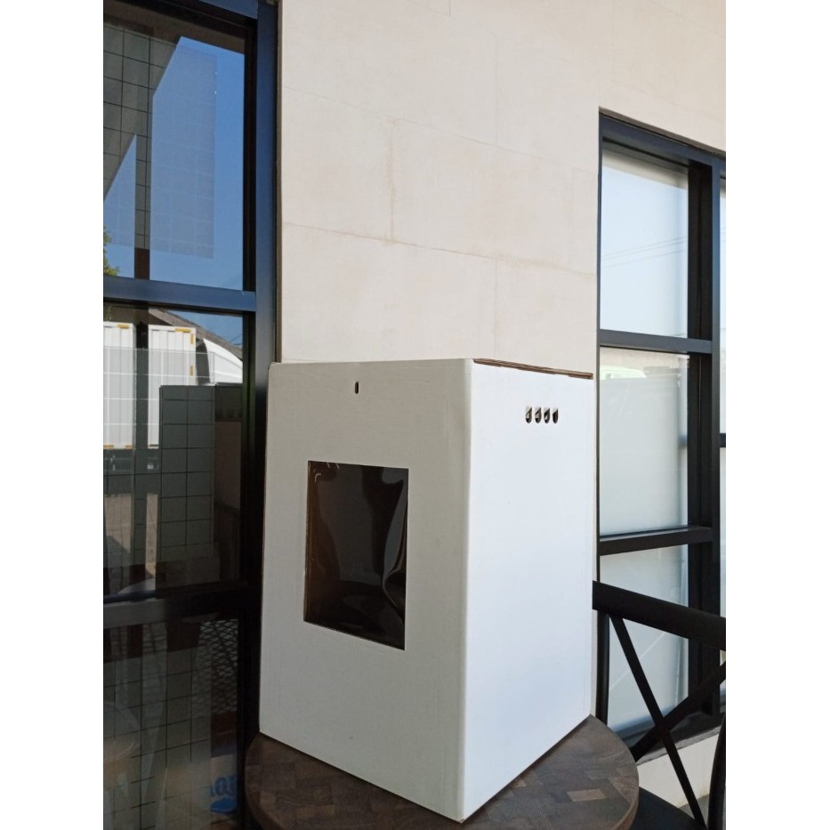 

TERMURAH BOX/DUS KOTAK SUARA KPU/RT/RW/PILKADES/40x40x60cm KARDUS BARU (PEMILU) 3pcs