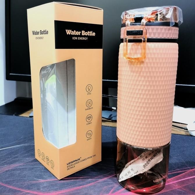 Uzspace Botol Air Minum Ion Energy Tritan Eastman BPA Free 500ml