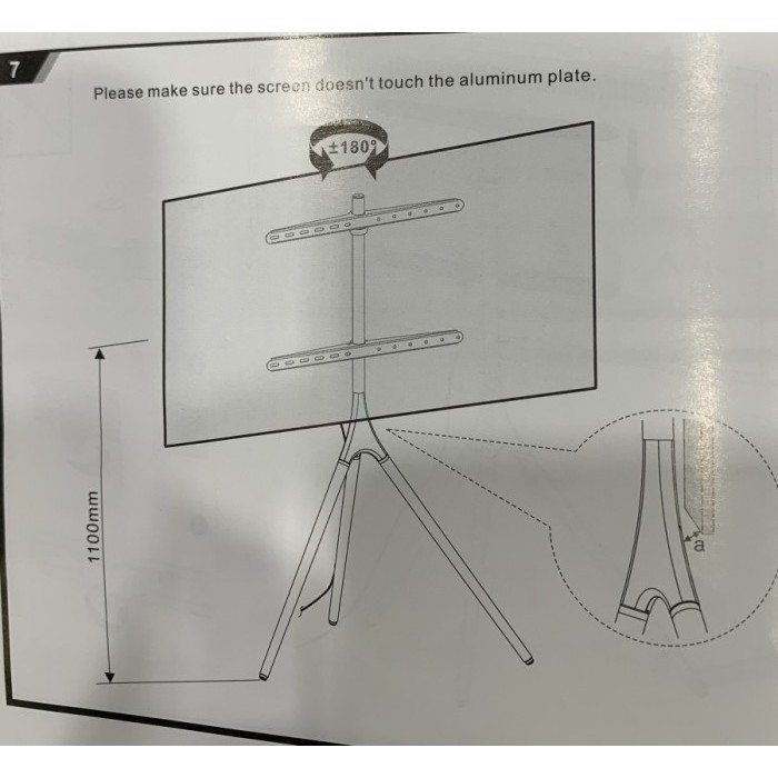 Lin Bracket Tv Looktech 65F Stand Tv Led Minimalis Kayu 45 - 65 Inch
