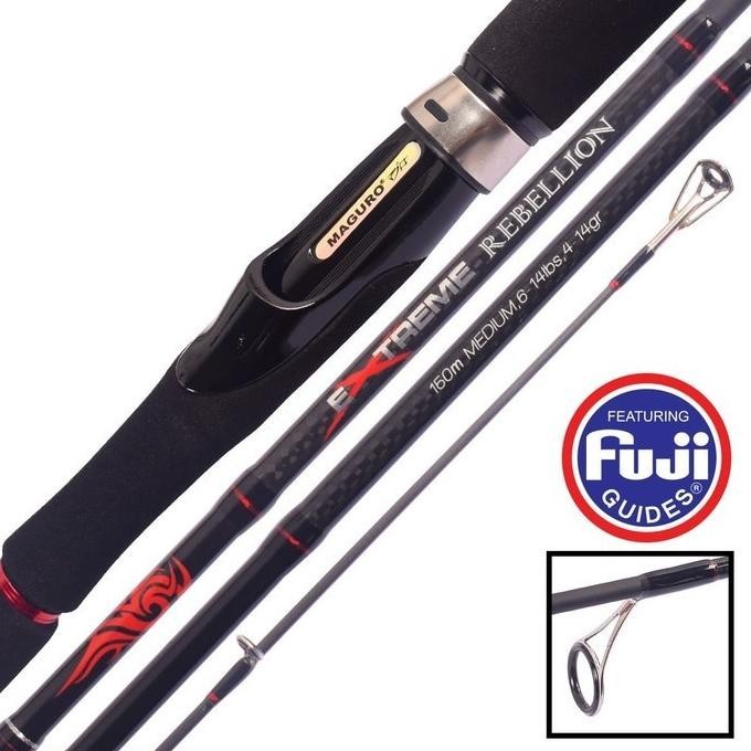 Joran Pancing Carbon MAGURO EXTREME REBELLION Ring Guide Full FUJI .,