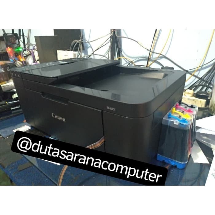PRINTER INFUS CANON TR4570S Modif Multifunction Inkjet Scan Copy F4 WIFI MURAH