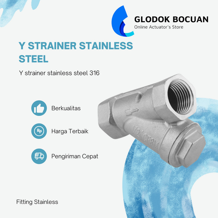 1" Y Strainer Stainless Steel 1"