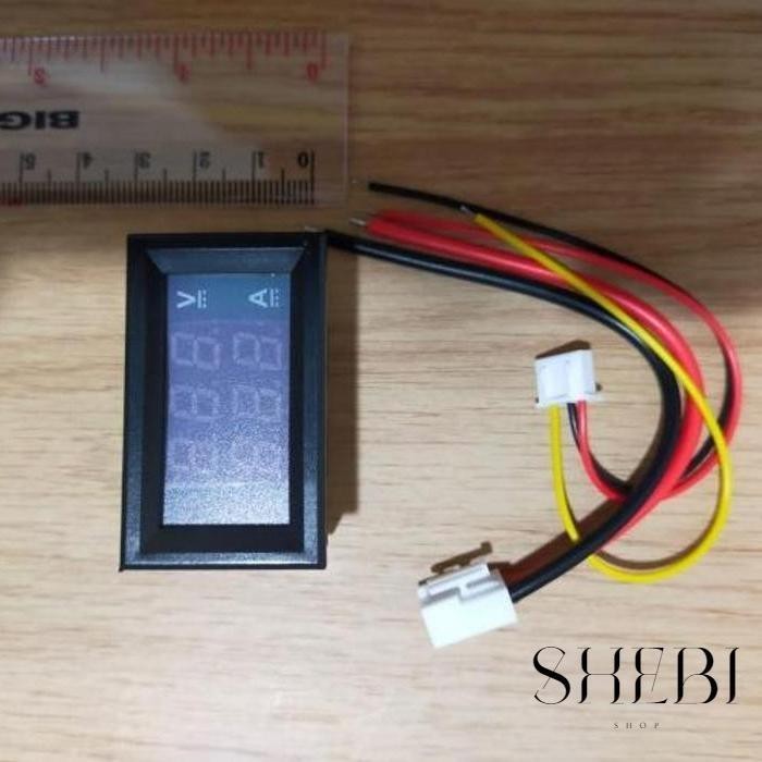 Ampere Voltmeter 12V DC Frame shebi_shop
