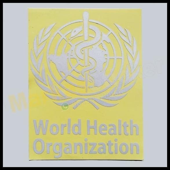 

DISKON STICKER WHO WORLD HEALT ORGANIZATION !!!