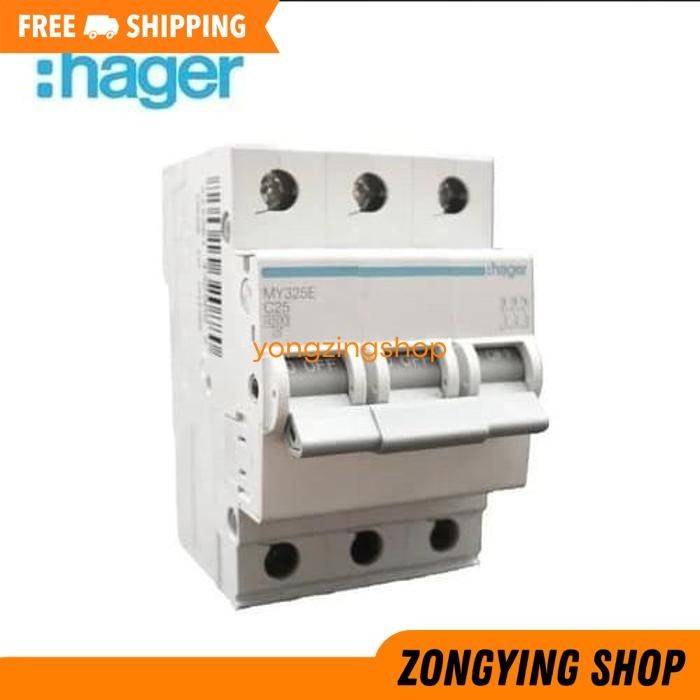 HAGER MCB 3 PHASE 32A 4.5KA SNI KUALITAS SCHNEIDER DOMAE MU332A C32 ZONGYING SHOP PRODUK PILIHAN