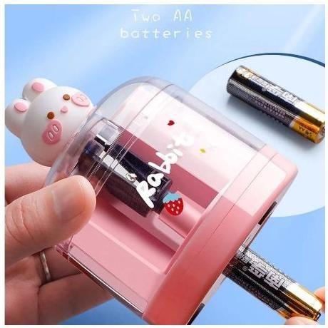 

TERMURAH 7S Rautan Pensil Elektrik Karakter Lucu Serutan Otomatis Putar Sendiri Electric Pencil Sharpener Cute ad-3