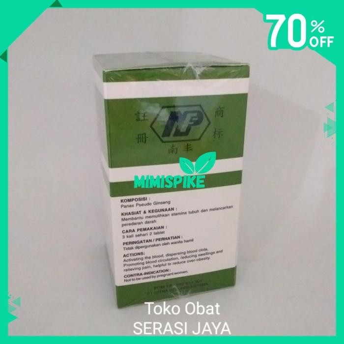 

TIENCHI GINSENG TABLETS RAW NF BRAND 250 TABLETS STAMINA TUBUH BY MIMISPIKE !!!