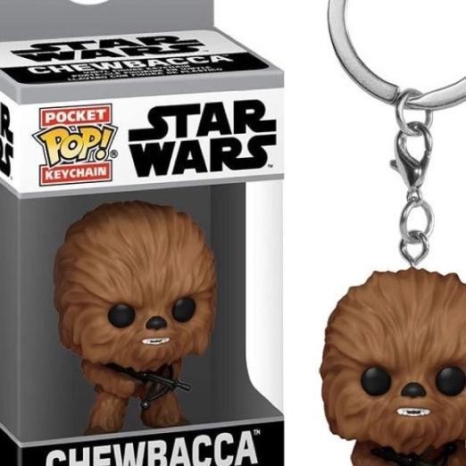 Funko Poet Pop Keychain Gantungan Kunci Starwars - Chewbacca