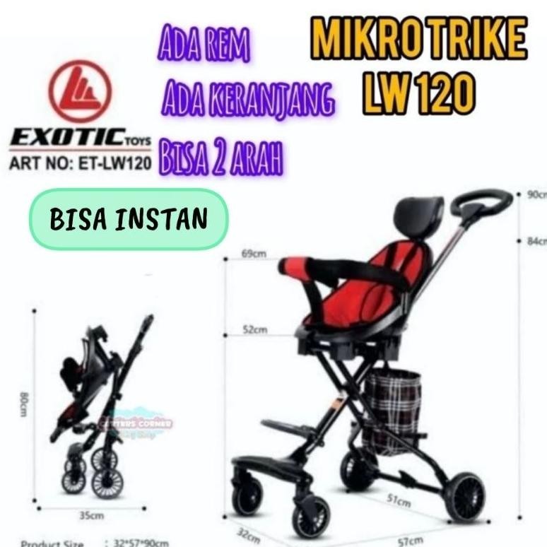 MAGIC STROLLER MIKRO TRIKE EXOTIC STROLLER  LW 105 / LW 120 / LW 127 / LW 227