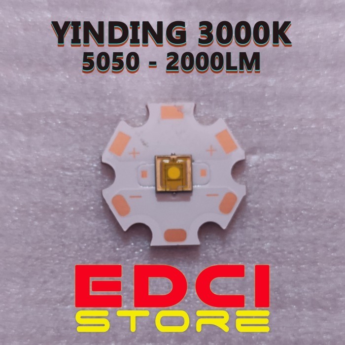 Sukaca - Led Yinding 5050 3000K, 3V 30W, Thrower Sorot Kuning