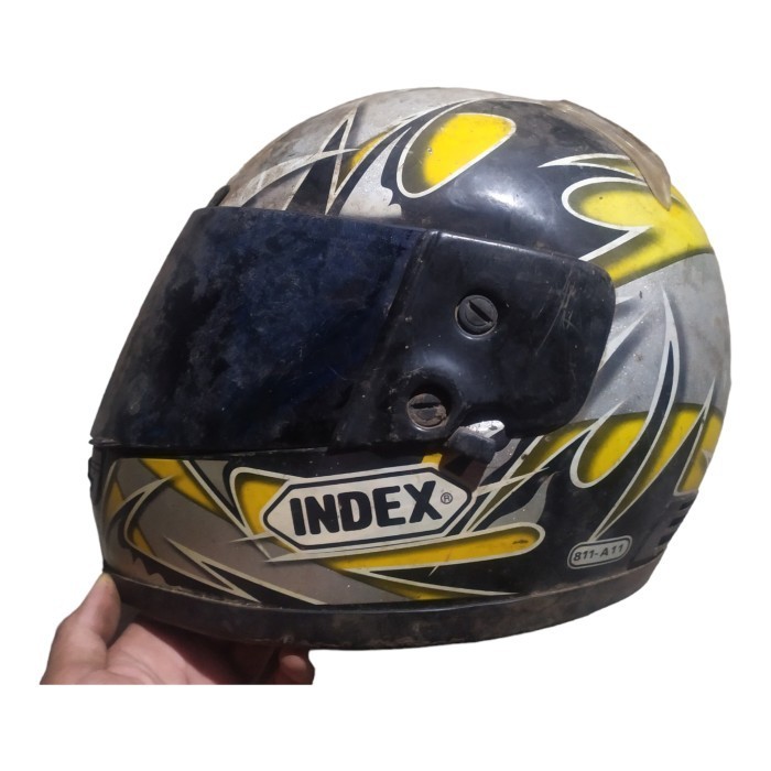 HELM INDEX 811 FULL FACE THAILAND ORIGINAL KONDISI BAHAN