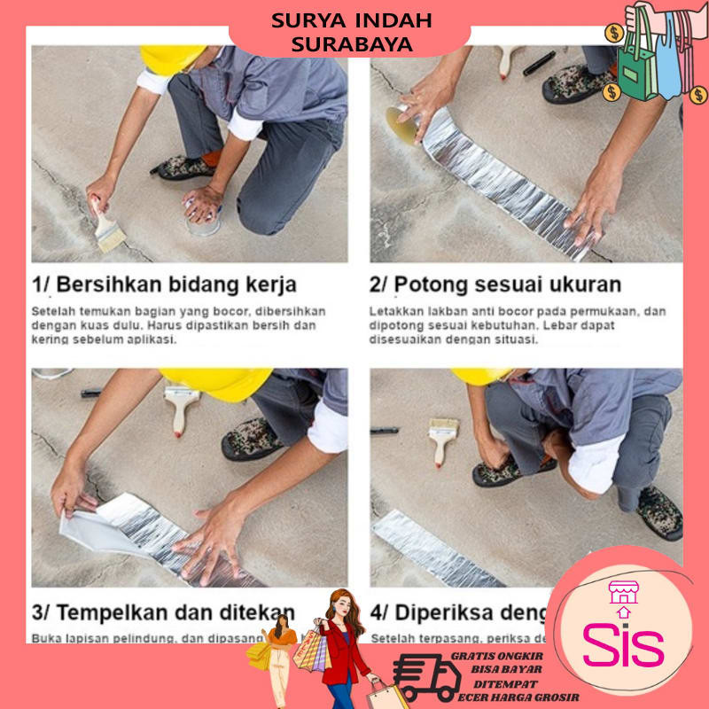 [𝐊𝐈𝐑𝐈𝐌 𝐇𝐀𝐑𝐈 𝐈𝐍𝐈] Lakban Anti Bocor Super Kuat Waterproof | Lakban Anti Bocor Super Kuat | Lakban Ant