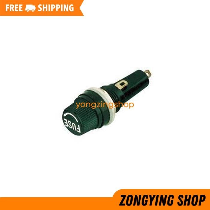 RUMAH SEKERING BESAR 15A 125V AC 6*30 / FUSE HOLDER SEKRING KACA 6X30 ZONGYING SHOP KUALITAS TERBAIK