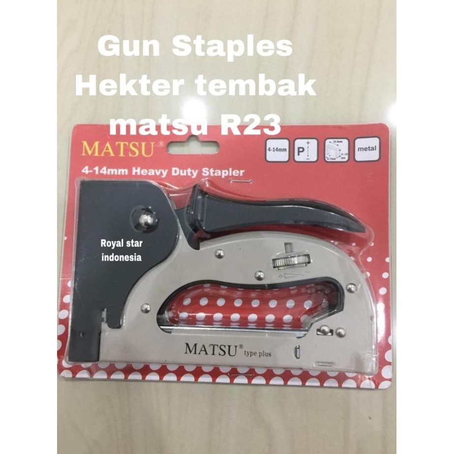 

Staples gun hekter tembak gun tacker R23 matsu TOMS