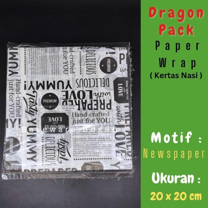 

BIG SALE PAPER WRAP 20X20 CM ISI 100 PCS / KERTAS NASI LAMINASI MOTIF !!!!!