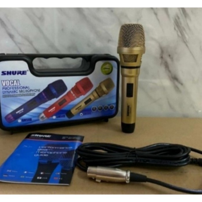 Mic Kabel Shure Sm58B / Sm58S / Sm58G Dynamic Sm 58 B