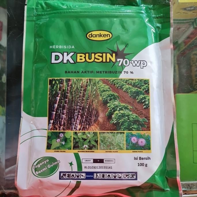 Herbisida DK Busin 70WP. Selektif Tanaman Wortel ,Kentang & Tebu 100gr