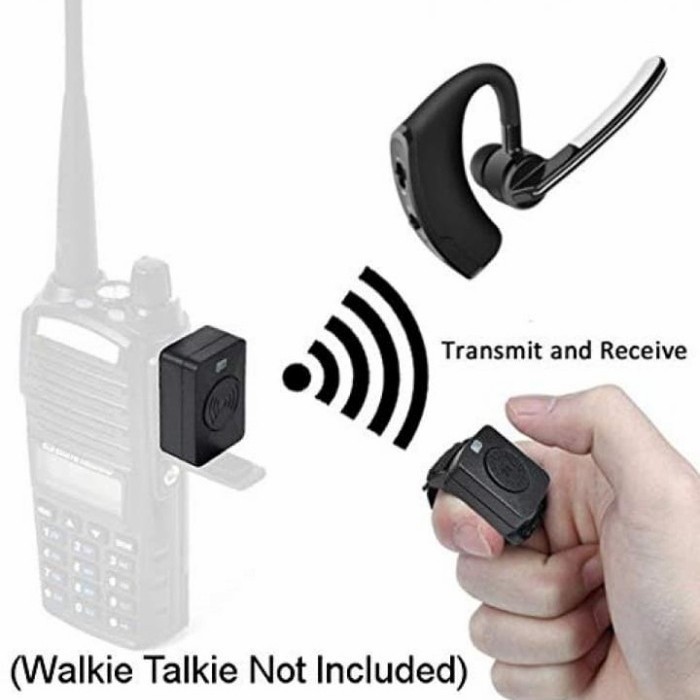 {SyaneShop} BTHD1 Headset Bluetooth HT Earpiece earphone wireles HT Walkie Talkie Limited
