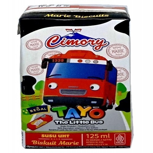 S08738 SUSU UHT CIMORY BISKUIT MARIE 125ML MAJU BERSAMA (20250512)