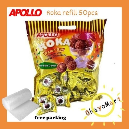 

KOMPLIT Apollo Roka Refill 50pcs / isi ulang biskuit roka 300grm