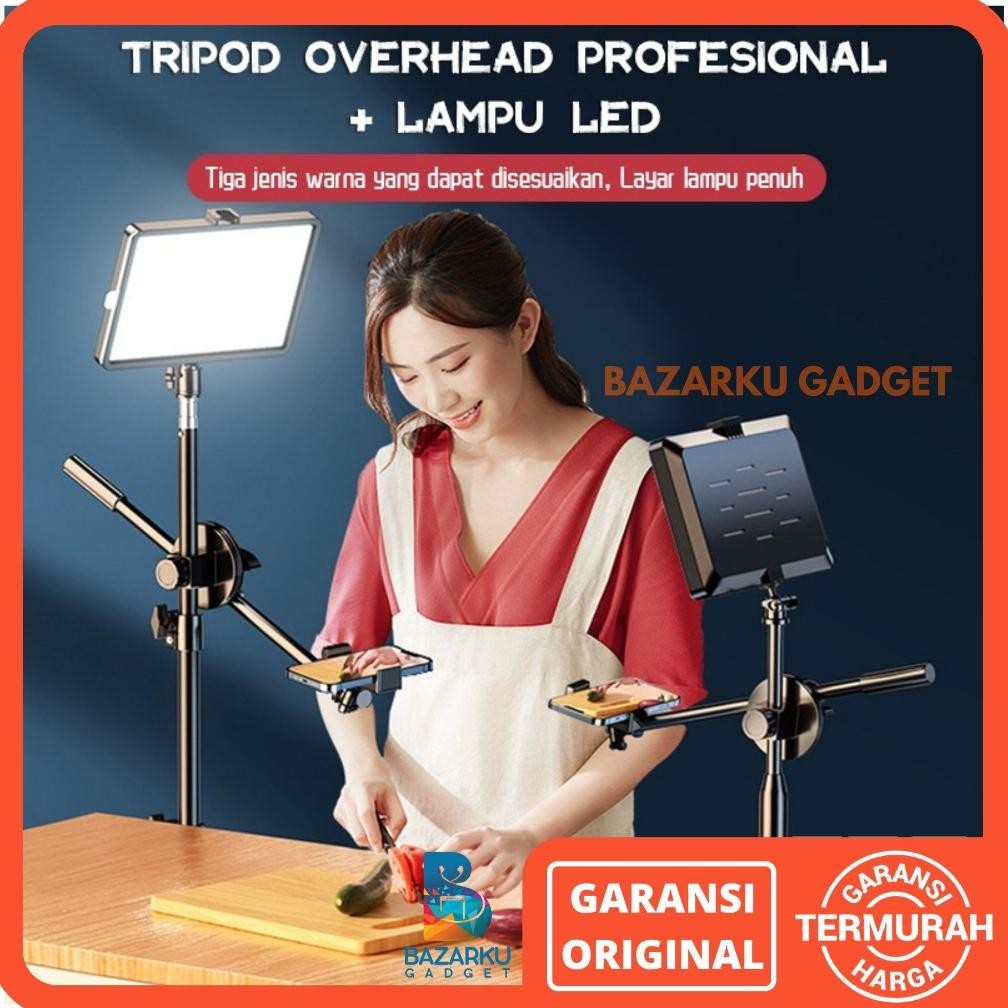 Viral Tripod Hp Dan Lampu Led Overhead Tripod Stand Tripod Lampu Tripod Lighting Tripod Handphone Tr