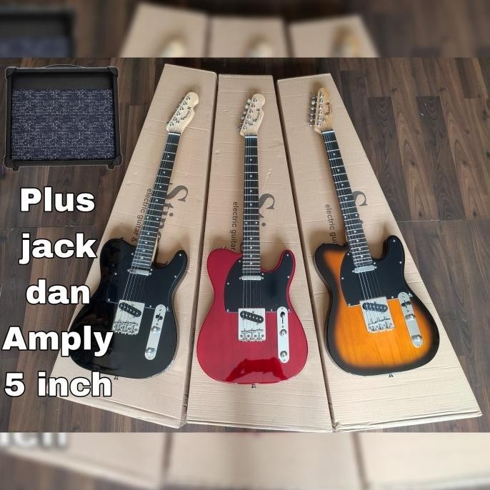 Paket Gitar Elektrik Stinger Telecaster