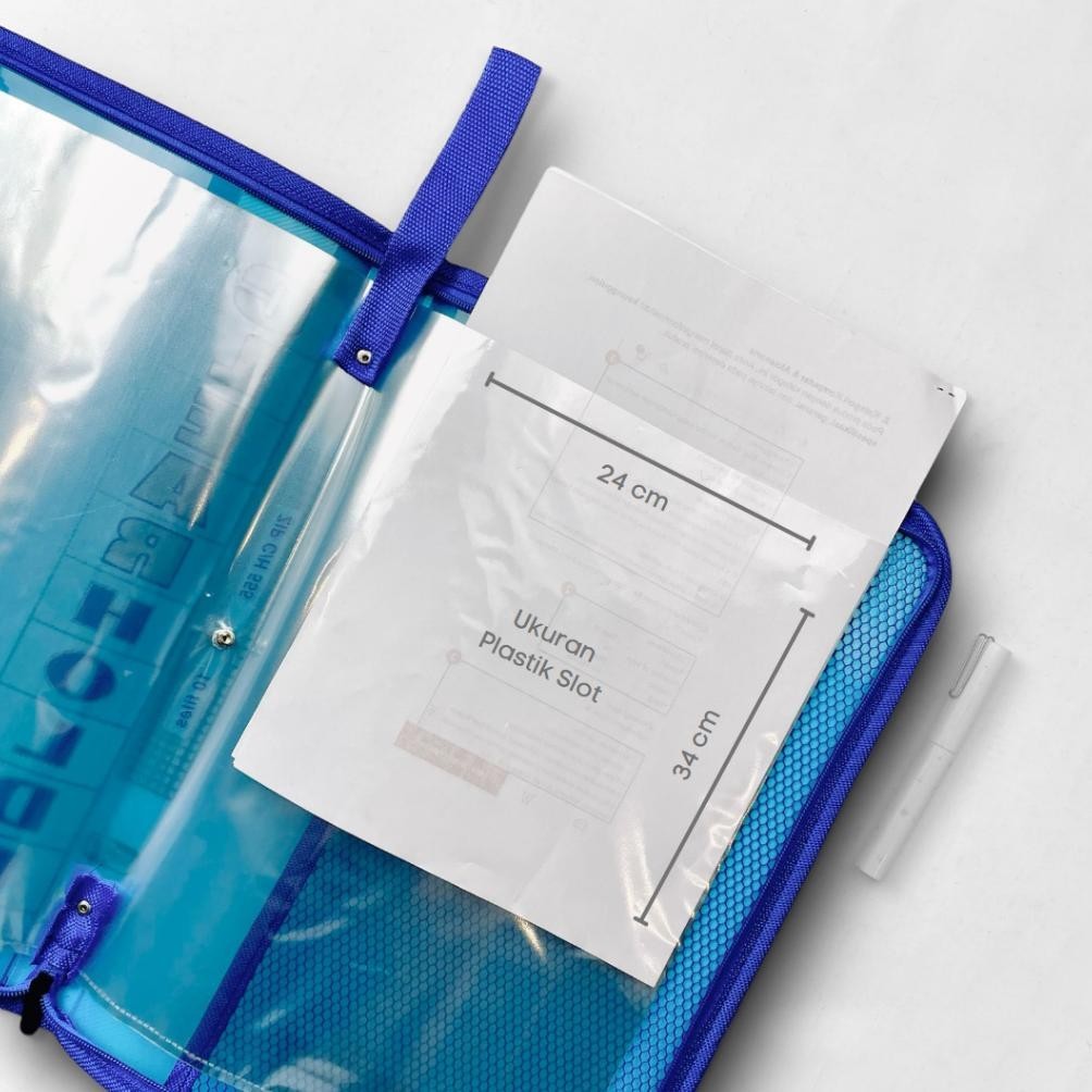 

New Topla Clear Holder 555 Dokumen Keeper Resleting Map Ijazah Rapor Ukuran F4 Isi 10/20/40/60 File