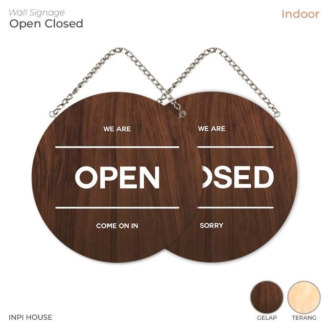 

READY STOCK PAPAN TANDA OPEN CLOSED !!!!!