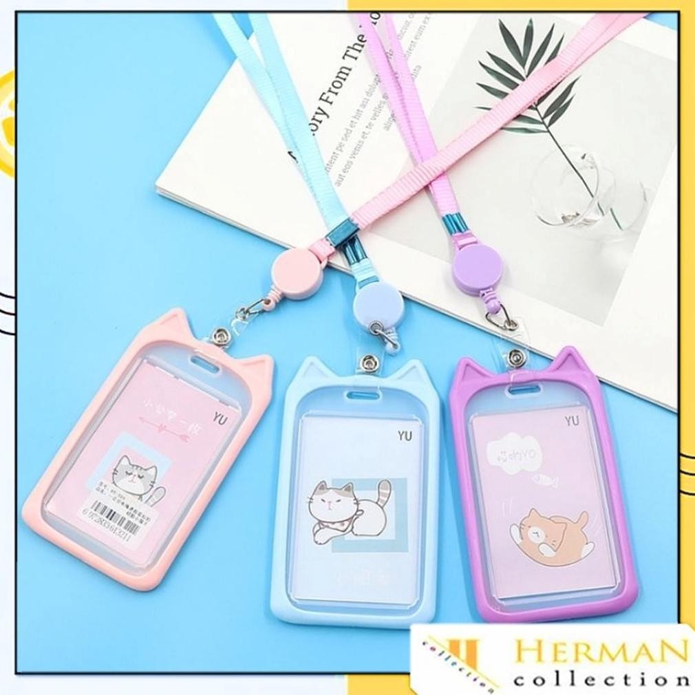 

Beli 2 Murah Hc Name Tag Lanyard Gantungan Kartu Motif Kucing Kelinci Akses Mrt Busway E-Money Flazz Brizi Bentuk Karakter Hewan Warna Pastel Lanyart Card Holder Id Card