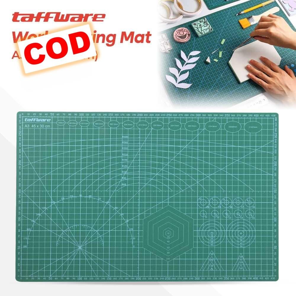 

Alas Potong Kertas Kain A3 45 x 30cm Akurat Simetris Mudah Dibersihkan Matras Papan Kerja Cutter Work Cutting Mat Board